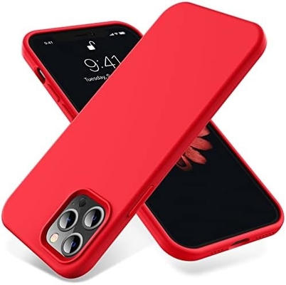 Cassa per iPhone 12 Pro Max, protezione di livello militare, silicone antiurto, anti-impronte digitali e anti-slip, custodia per telefono