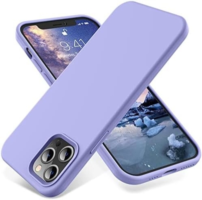 Cassa per iPhone 12 Pro Max, protezione di livello militare, silicone antiurto, anti-impronte digitali e anti-slip, custodia per telefono