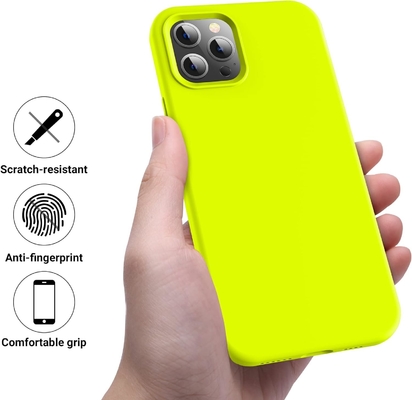 Cassa per iPhone 12 Pro Max, protezione di livello militare, silicone antiurto, anti-impronte digitali e anti-slip, custodia per telefono