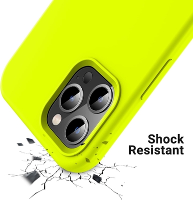 Cassa per iPhone 12 Pro Max, protezione di livello militare, silicone antiurto, anti-impronte digitali e anti-slip, custodia per telefono