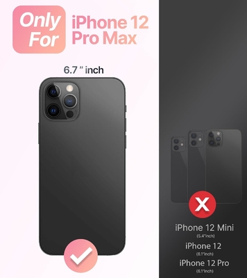Cassa per iPhone 12 Pro Max Anello, fiore dipinto ad olio Fiore retro colorato cornice ondulata ricciosa Cassa per telefono femminile ragazza