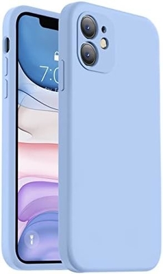 Compatibile con la custodia dell'iPhone 11, Silicone liquido aggiornato con [bordi quadrati] [rivestimento morbido in microfibra antigraffi]