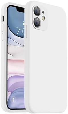 Compatibile con la custodia dell'iPhone 11, Silicone liquido aggiornato con [bordi quadrati] [rivestimento morbido in microfibra antigraffi]
