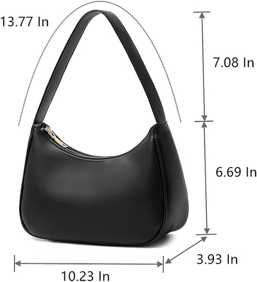 Borse da spalla per donne, borsa da mano da vagabondo carina Mini borsa con chiusura a cerniera