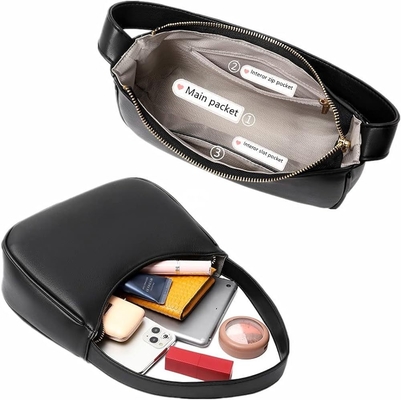 Borse da spalla per donne, borsa da mano da vagabondo carina Mini borsa con chiusura a cerniera