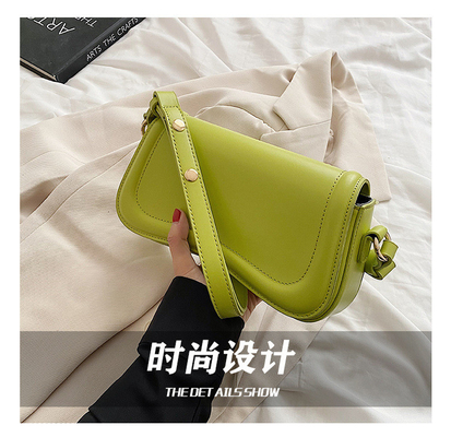 Borsa da spalla piccola per donne Borsa crossbody di tendenza Borse in pelle impermeabile Borse da mano a frizione Borse da design