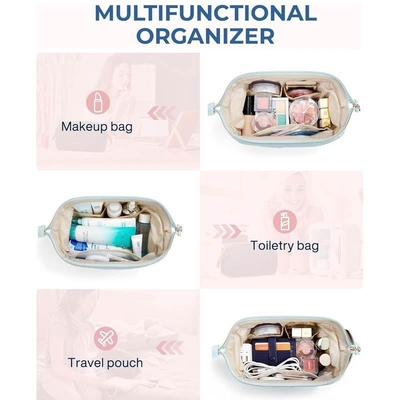 Borsa Cosmetica Puffy Borsa cosmetica progettata con un materiale gonfio che è morbido quanto resistente
