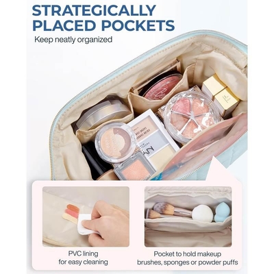 Borsa Cosmetica Puffy Borsa cosmetica progettata con un materiale gonfio che è morbido quanto resistente