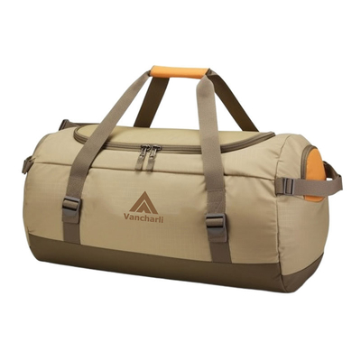Borsa da viaggio marrone per sport e palestra versatile, resistente e progettata per stili di vita attivi