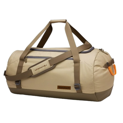 Borsa da viaggio marrone per sport e palestra versatile, resistente e progettata per stili di vita attivi