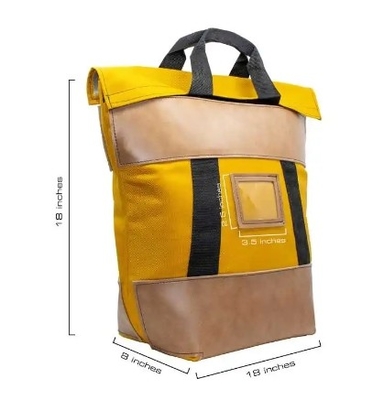 Borsa per corriere resistente al fuoco   Made on order Con la finitura in pelle di tufo, fondo quadrato, maniglie palmate durevoli e incorporato in serratura è sicuramente un prodotto prezioso in ogni ufficio, sala posta o magazzino!