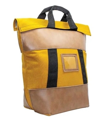 Borsa per corriere resistente al fuoco   Made on order Con la finitura in pelle di tufo, fondo quadrato, maniglie palmate durevoli e incorporato in serratura è sicuramente un prodotto prezioso in ogni ufficio, sala posta o magazzino!