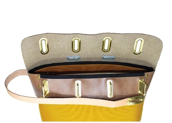 Regolamento di chiusura della sicurezza Borsa postale con maniglie con maniglie è costruito con 1350 Denier Basket balistico tessuto oro o 1000 Denier che sono resistenti all'acqua