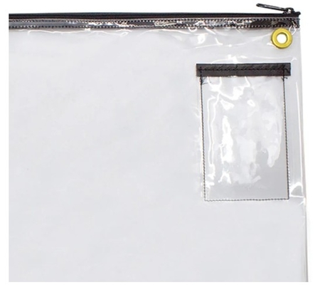 Interoffice Transit Clear Mailbag La borsa di posta trasparente è ideale per lettere, posta di dimensioni legali, file, rapporti e altro ancora