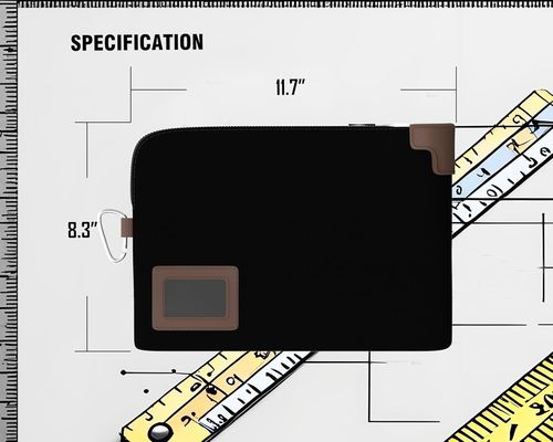 Borsa portavalori, Borsa notarile con serratura, 2 chiavi, Custodia impermeabile per documenti, Portafoglio portamonete con cerniera, 11,7 x 8,3 pollici, Sacchetti per depositi e portafoglio da viaggio per proteggere passaporto, contanti, assegni, carte di credito