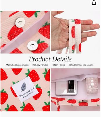 Borsa Tote Donna Ragazze, Grande Capacità in Velluto a Coste Riutilizzabile per la Spesa con Interno