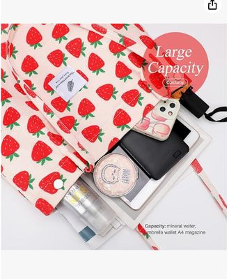 Borsa Tote Donna Ragazze, Grande Capacità in Velluto a Coste Riutilizzabile per la Spesa con Interno