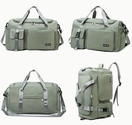 Versatile Women's Travel & Gym Bag - Chic Pink, Multi-Functional Organizer with Large Capacity, Adjustable Shoulder Strap, and Independent Shoe Compartment - Durable Polyester,, Zip Closure - Perfect