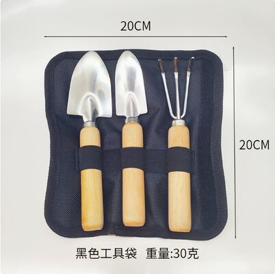 Children's gardening tools - wooden handle multi-functional shovel, rake, spade, soil loosening tool, garden and landscaping supplies, household planting tools, balcony planting, flower planting