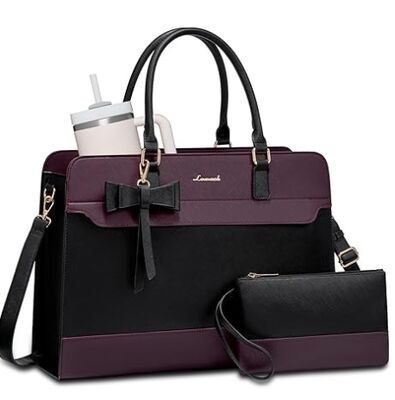 Borsa portatile per donne,borsa da lavoro in cuoio, borsa impermeabile per insegnanti di business, borsa da mano per computer grande, borsetta, regali per ufficio per donne