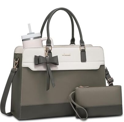 Borsa portatile per donne,borsa da lavoro in cuoio, borsa impermeabile per insegnanti di business, borsa da mano per computer grande, borsetta, regali per ufficio per donne