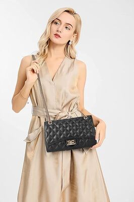Borsa da spalla da donna di tendenza con portafogli di design a catena