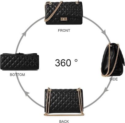 Borsa da spalla da donna di tendenza con portafogli di design a catena