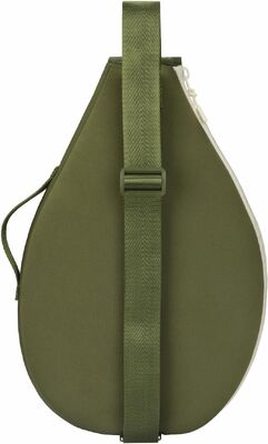 Custodia protettiva imbottita in neoprene per racchetta da tennis con tasca | Design a manica morbida, 2 scomparti, adatta per racchette da tennis, squash, badminton, trasporto a spalla singola o a tracolla