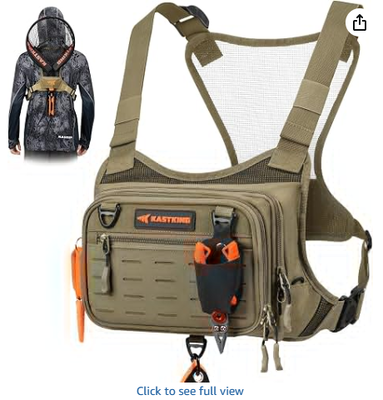 Confezione di cassetti da pesca resistenti all'acqua; borsa da pesca per uomini. EVA Zip-Down Workstation, MOLLE Storage, cinture regolabili e sistema di stoccaggio multifunzionale versatile