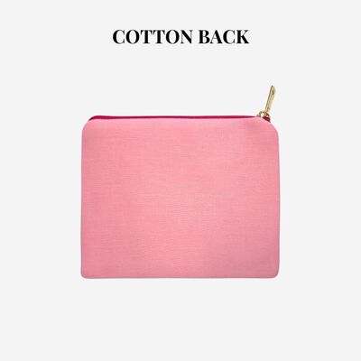 Borsa di monete con design compatto e piatto e bordi rinforzati adatta a contenere monete rossetto e piccoli accessori
