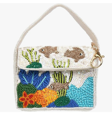Baguette Bag, Mini Shoulder Bag, Borsa leggera con disegno