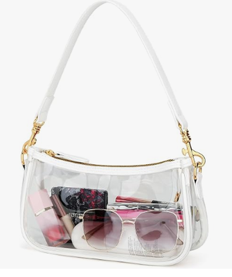 Piccola borsa nera per donne, carina mini borsa spalla chiusa con cerniera.
