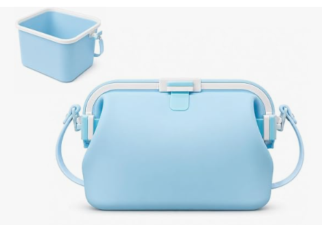 Borsa impermeabile, borsa estiva da spiaggia per donne, borsa pieghevole riutilizzabile per pranzo, viaggio e uso quotidiano