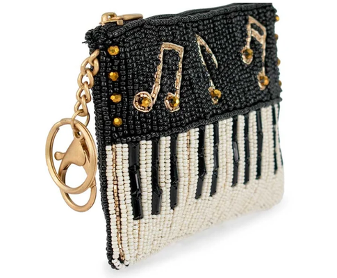 Giocaci di nuovo Monete Borsa occhio cattura farfalla borsa di monete con grassetto perlinea disegni floreali giocoso tassel chiaviera e chiusura cerniera perfetto per piccoli elementi essenziali