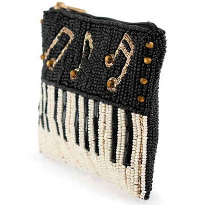 Giocaci di nuovo Monete Borsa occhio cattura farfalla borsa di monete con grassetto perlinea disegni floreali giocoso tassel chiaviera e chiusura cerniera perfetto per piccoli elementi essenziali