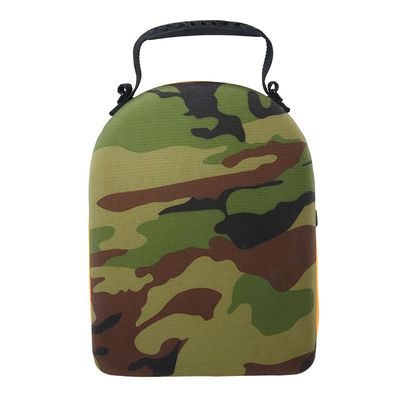 Custodia Portatile in EVA con Guscio Rigido e Colore Mimetico Ideale per Cappellini da Baseball e Accessori da Viaggio