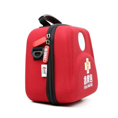 Kit di primo soccorso di grado medico EVA portatile con tasche a maglia e cinture elastiche per l'organizzazione