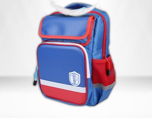 Sacchetto scolastico impermeabile 600D Polyester Nylon Pu cuoio Sacchetti scolastici impermeabili Ridurre lo stress Protezione riflettente lato hanno sacchetto tazza d'acqua