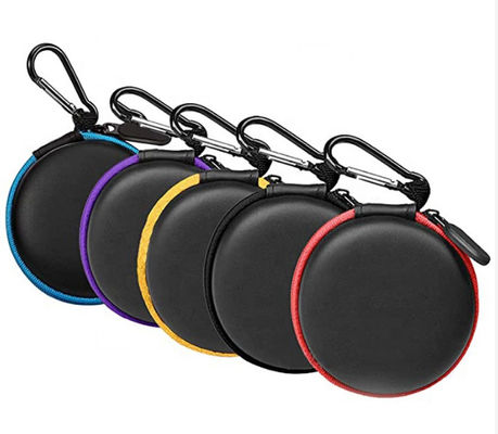 Rivestimento di EVA Earphone Storage Case Fabric della chiusura lampo di colori del ODM cinque