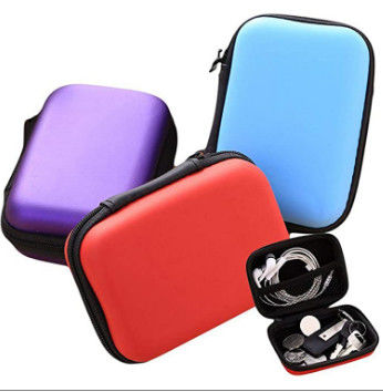 Borsa di trasporto della chiusura lampo dell'unità di elaborazione del trasduttore auricolare di cuoio di EVA Hard Cases Knitted Fabric
