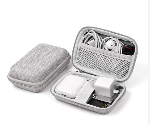 Mini Hard Travel impermeabile EVA Hard Case con serratura di stoccaggio rivestimento di velluto e più opzioni di materiale per auricolari