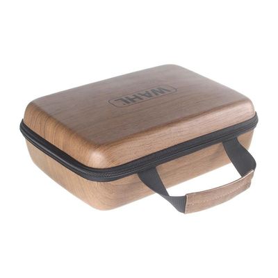 Organizzatore portatile antipolvere Case dell'incavo di EVA Storage Case Wood Grain