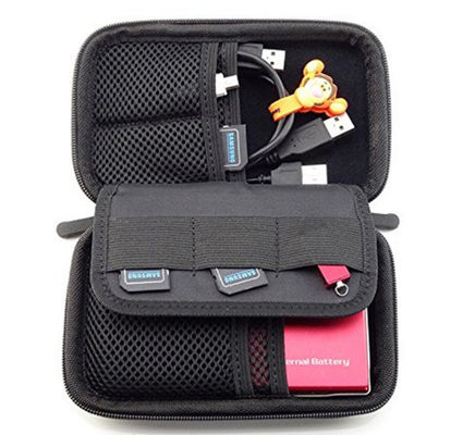 Custodia protettiva portatile durevole in EVA, impermeabile e antiurto, per auricolari e dispositivi elettronici