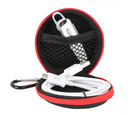 Prova impermeabile dell'odore del poliestere di EVA Headphone Case 1680D della chiusura lampo dell'OEM