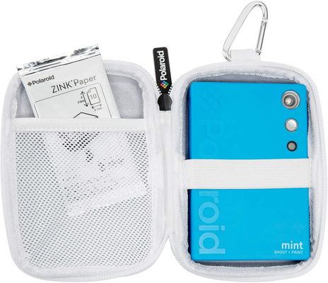 Chiusura lampo del poliestere di EVA Camera Case impressa colore bianco 600D protettiva