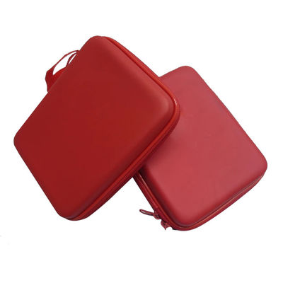 Chiusura della chiusura lampo di EVA Electronic Organizer Bag 30X16X3cm di colore rosso