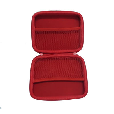 Chiusura della chiusura lampo di EVA Electronic Organizer Bag 30X16X3cm di colore rosso