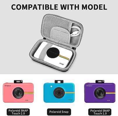 Materiale rivestito di nylon dell'unità di elaborazione di EVA Small Digital Camera Case della polaroid