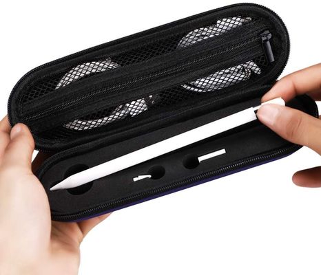 Cassa a matita in EVA impermeabile Protezione a scossa Conchiglia dura Stile con rivestimento di velluto e dimensioni personalizzate per ufficio