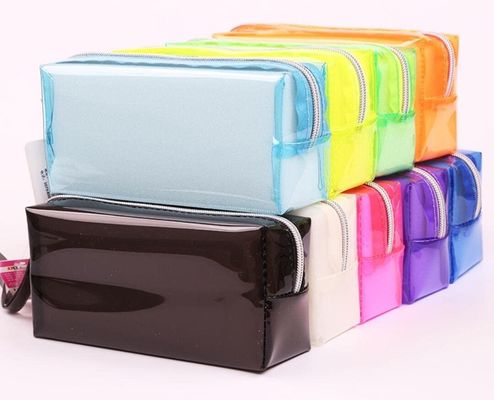 Astuccio per le matite di plastica duro di EVA Transparent Pen Pouch Pvc con i compartimenti
